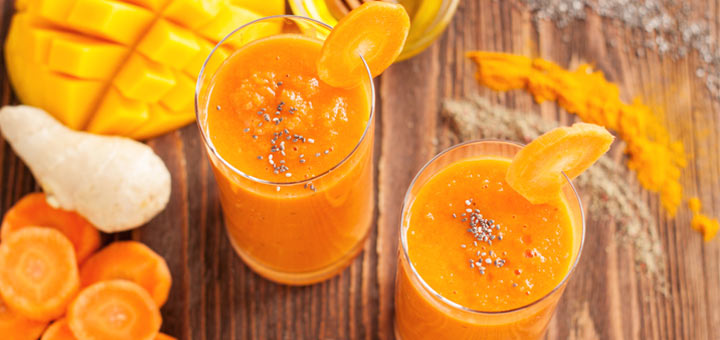 Mango Carrot Ginger Smoothie Recipes