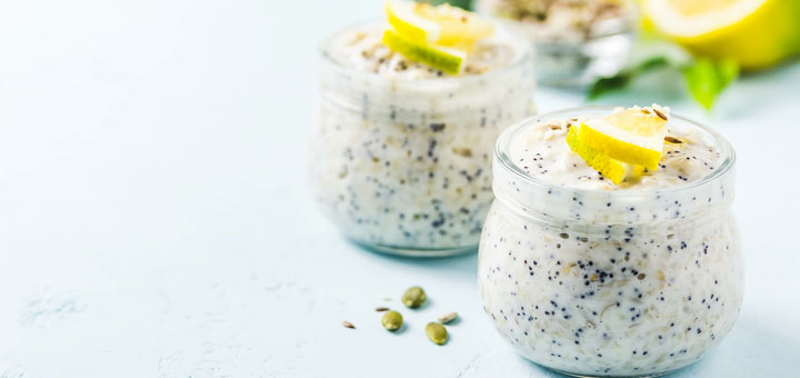 Lemon Poppy Seed Chia Pudding - Dherbs - The Best All Natural Herbal ...